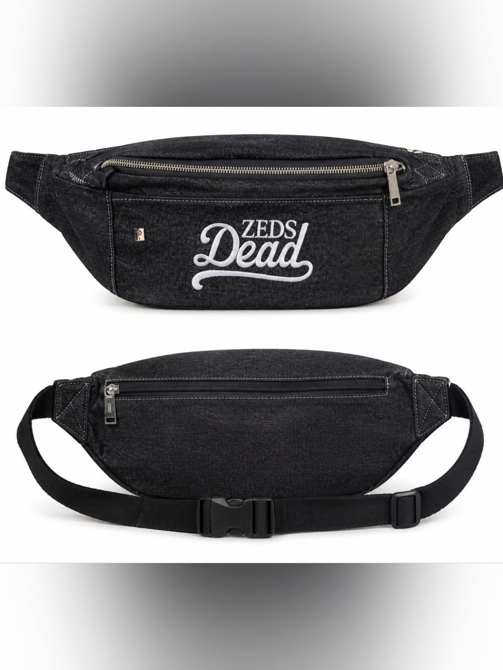 Sac banane Zeds Dead – Dead Threadz Denim Sling Bag – Black